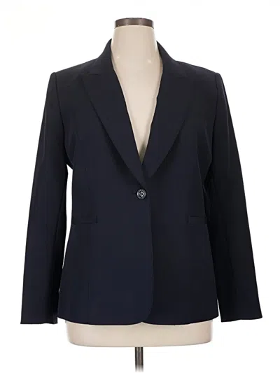 Pre-owned Preston & York 3/4 Sleeve Top Black Open Neckline Tops