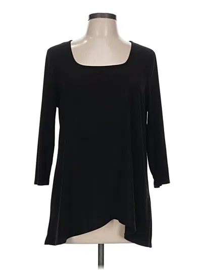 Pre-owned Preston & York 3/4 Sleeve T-shirt In Black