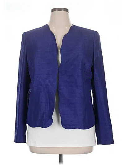 Pre-owned Preston & York Blazer Jacket In Blue