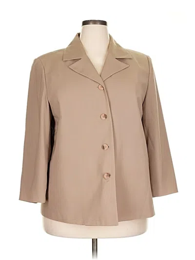 Pre-owned Preston & York Blazer Jacket In Brown