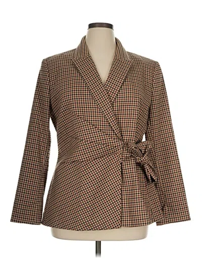 Pre-owned Preston & York Blazer Jacket In Brown