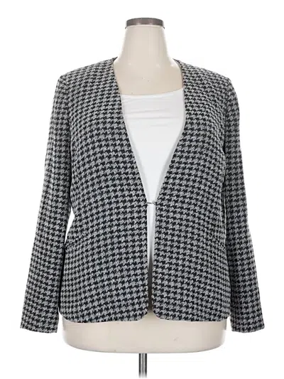 Pre-owned Preston & York Blazer Jacket In Gray