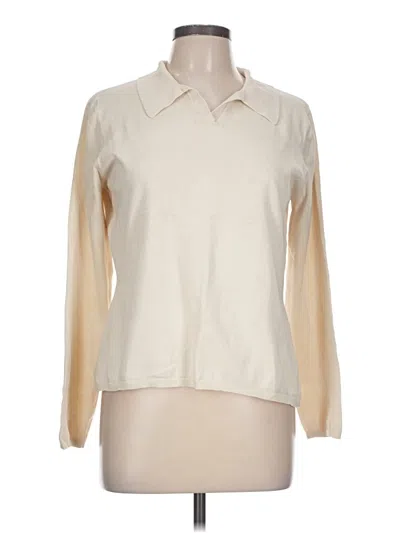 Pre-owned Preston & York Cardigan Sweater In Ivory