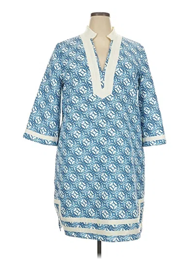 Pre-owned Preston & York Casual Dress In Blue