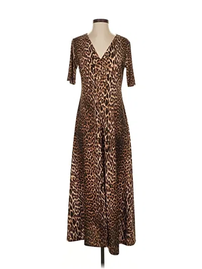 Pre-owned Preston & York Casual Dress In Brown