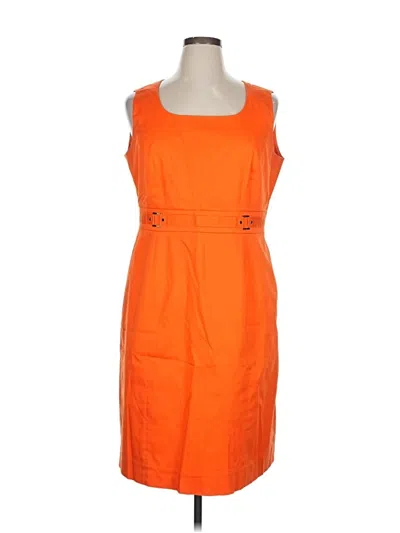 Pre-owned Preston & York Casual Dress In Orange
