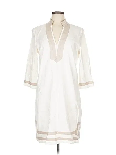 Pre-owned Preston & York Casual Dress In White