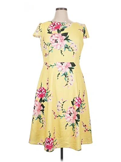 Pre-owned Preston & York Casual Dress In Yellow