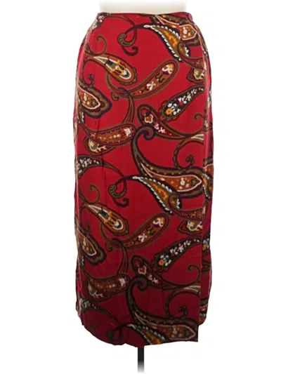 Pre-owned Preston & York Casual Skirt In Red