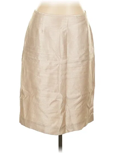 Pre-owned Preston & York Formal Skirt In Brown