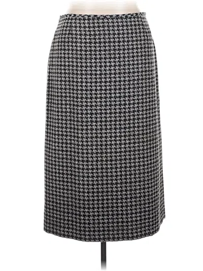 Pre-owned Preston & York Formal Skirt In Gray