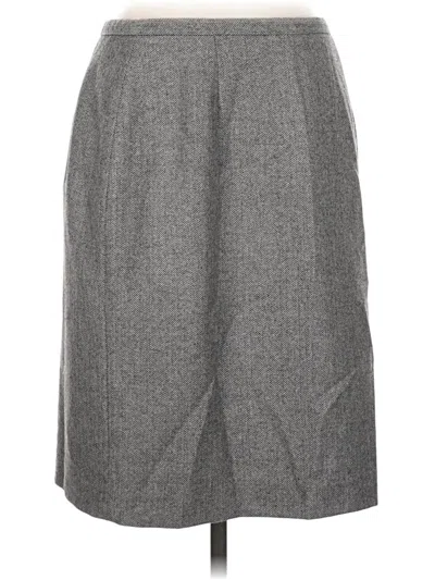 Pre-owned Preston & York Formal Skirt In Gray