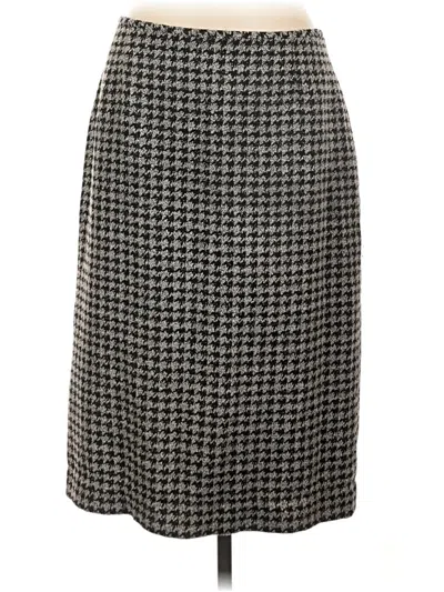 Pre-owned Preston & York Formal Skirt In Gray