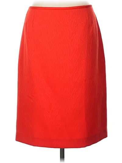 Pre-owned Preston & York Formal Skirt In Red