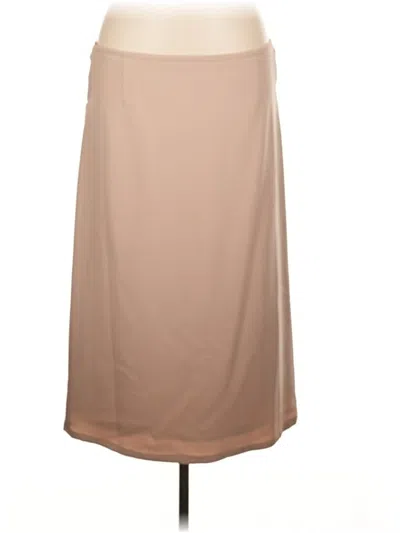 Pre-owned Preston & York Formal Skirt In Tan