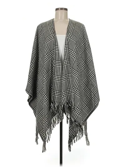 Pre-owned Preston & York Poncho In Gray