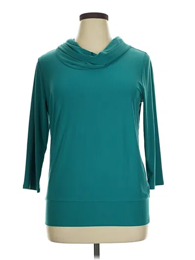 Pre-owned Preston & York Pullover Sweater In Teal
