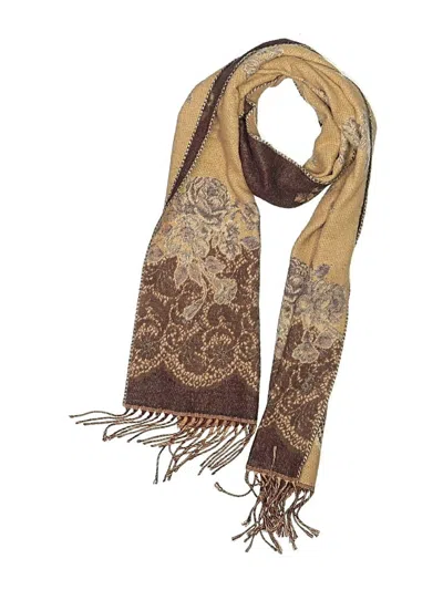 Pre-owned Preston & York Scarf In Brown