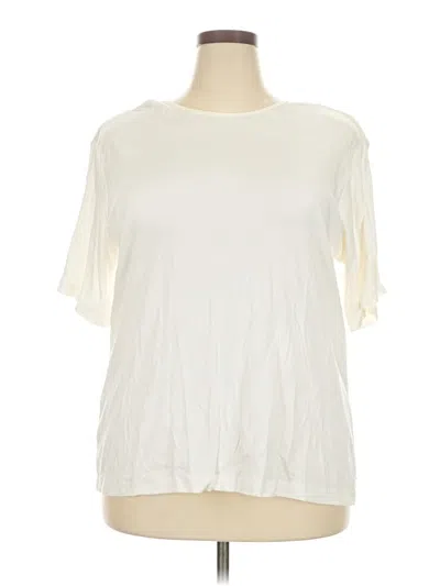 Pre-owned Preston & York Short Sleeve T-shirt In Ivory