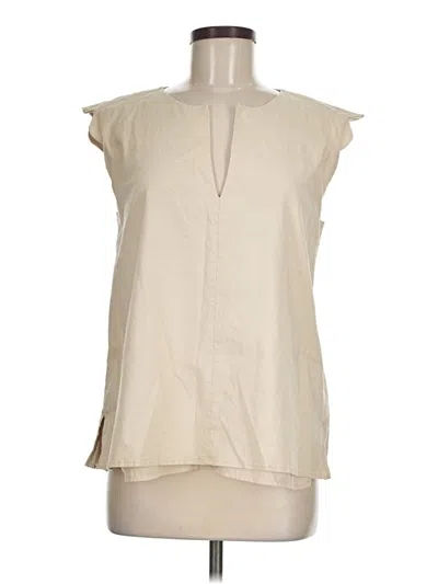 Pre-owned Preston & York Sleeveless Blouse In Ivory