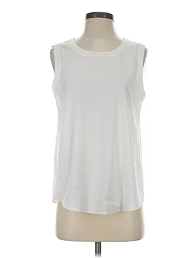 Pre-owned Preston & York Sleeveless Blouse In White