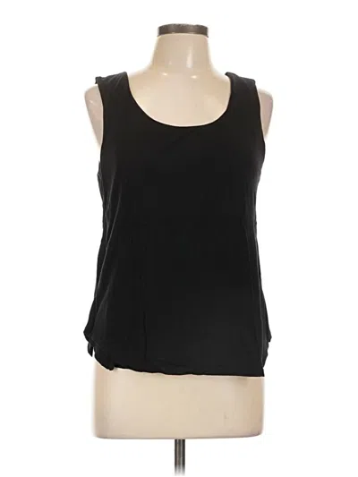 Pre-owned Preston & York Sleeveless Top Black Scoop Neck Tops
