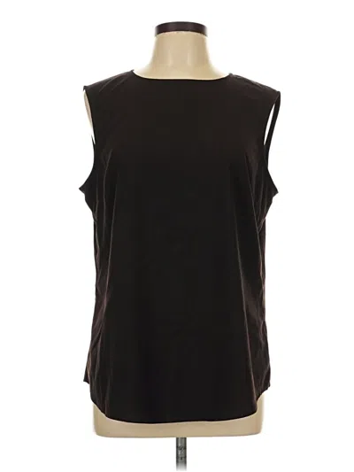 Pre-owned Preston & York Sleeveless T-shirt In Brown