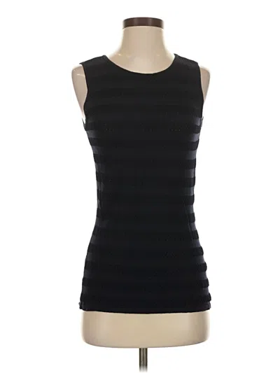 Pre-owned Preston & York Sweater Vest In Black
