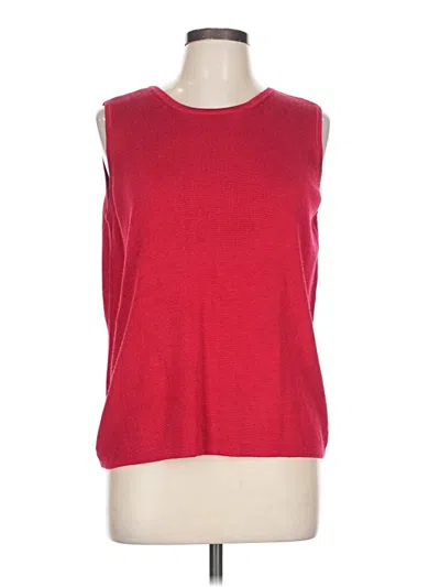 Pre-owned Preston & York Sweater Vest In Red