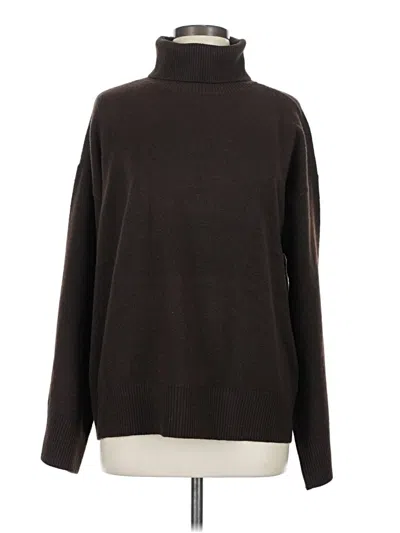 Pre-owned Preston & York Turtleneck Sweater In Brown