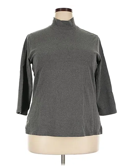 Pre-owned Preswick & Moore 3/4 Sleeve T-shirt In Gray
