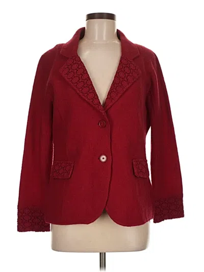 Pre-owned Preswick & Moore Cardigan Sweater In Red
