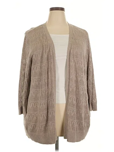 Pre-owned Preswick & Moore Cardigan Sweater In Tan