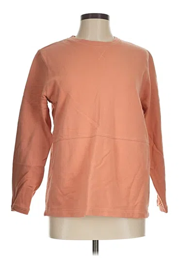 Pre-owned Preswick & Moore Long Sleeve T-shirt In Orange