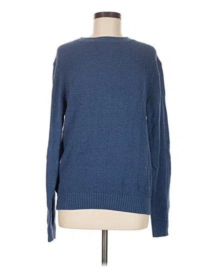 Pre-owned Preswick & Moore Pullover Sweater In Blue