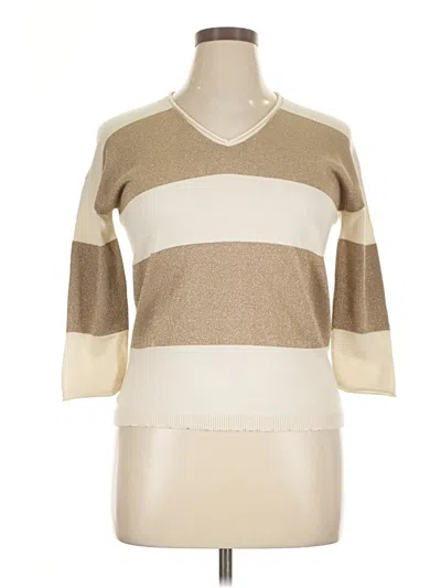 Pre-owned Preswick & Moore Pullover Sweater In Brown