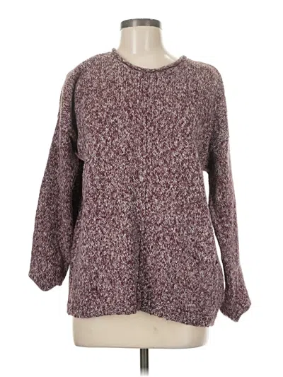 Pre-owned Preswick & Moore Pullover Sweater In Burgundy