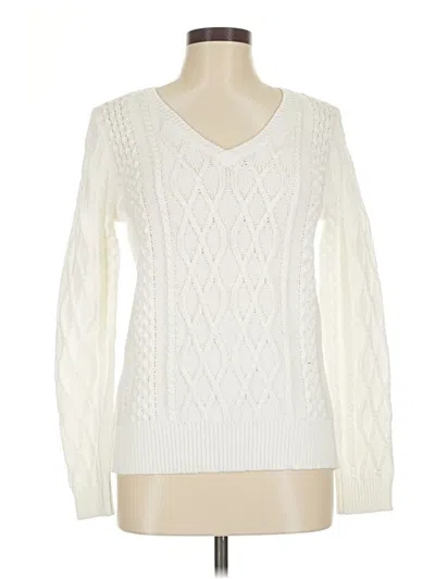 Pre-owned Preswick & Moore Pullover Sweater In Ivory