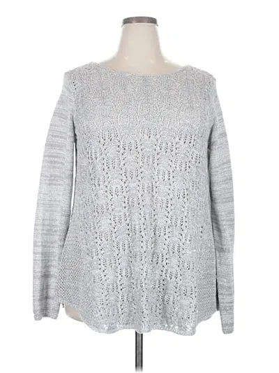Pre-owned Preswick & Moore Pullover Sweater In Silver
