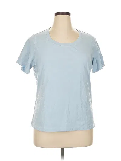 Pre-owned Preswick & Moore Short Sleeve T-shirt In Blue