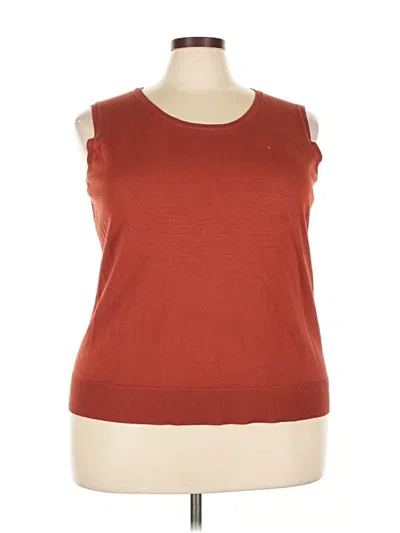 Pre-owned Preswick & Moore Sweater Vest In Red