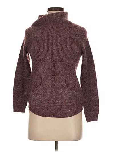 Pre-owned Preswick & Moore Turtleneck Sweater In Burgundy