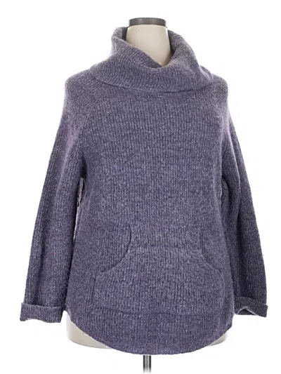 Pre-owned Preswick & Moore Turtleneck Sweater In Purple