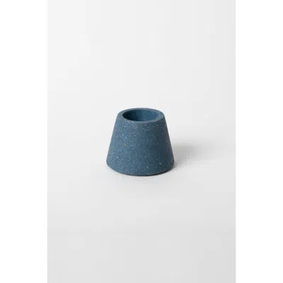 Pretti.cool Matchstick Holder In Cobalt Terrazzo