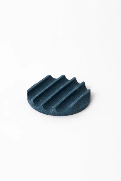 Pretti.cool Mini Soap Dish In Cobalt Terrazzo