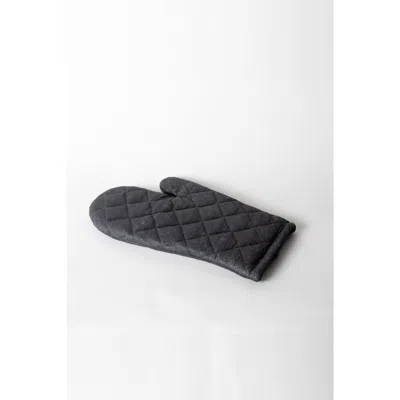 Pretti.cool Oven Mitt Trivet In Black Terrazzo