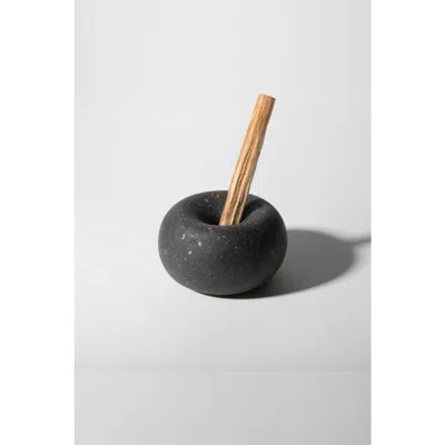 Pretti.cool Palo Santo Holder In Black Terrazzo