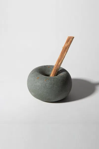 Pretti.cool Palo Santo Holder In Dark Green Terrazzo