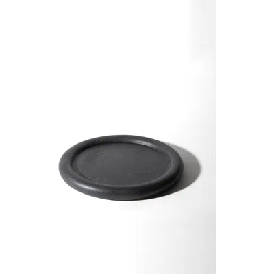 Pretti.cool Round Tray In Black Terrazzo