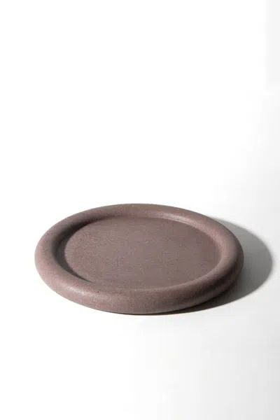 Pretti.cool Round Tray In Sumac Terrazzo